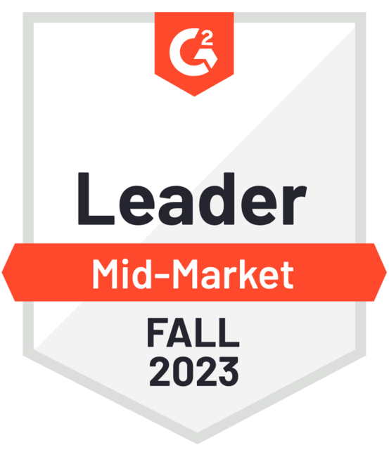 G2 Leader for Mid-market Corporate Learning Management Systems